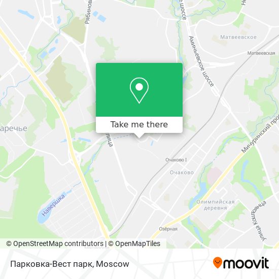 Парковка-Вест парк map