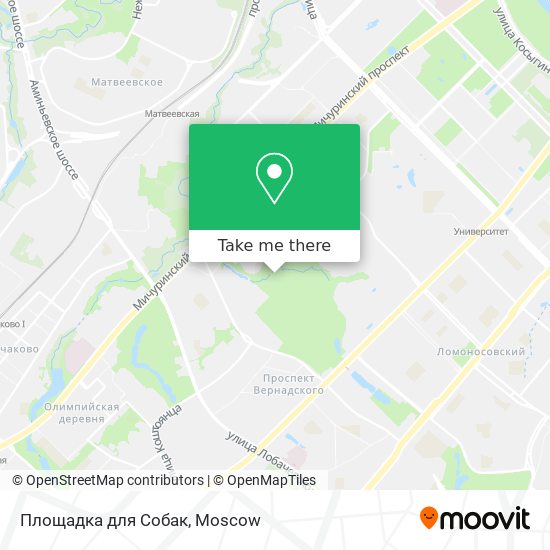 Площадка для Собак map