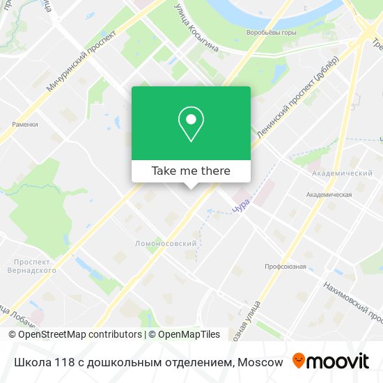 Школа 118 с дошкольным отделением map