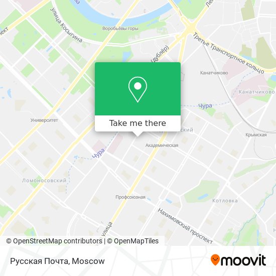 Русская Почта map