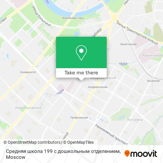 Средняя школа 199 с дошкольным отделением map