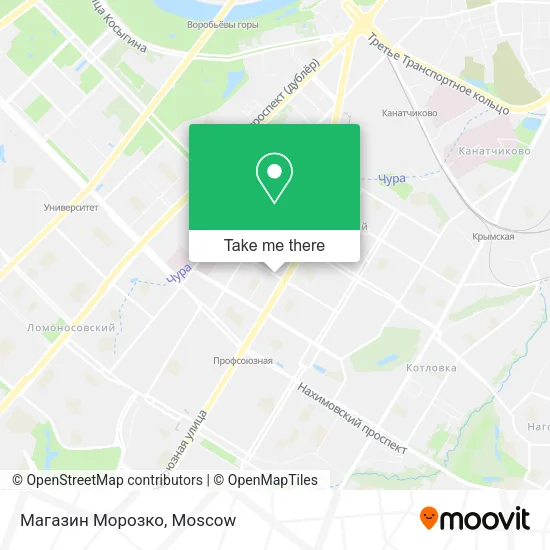 Магазин Морозко map