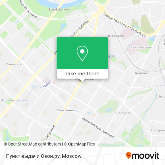 Пункт выдачи Озон.ру map