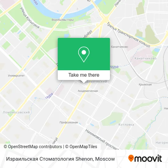 Израильская Стоматология Shenon map