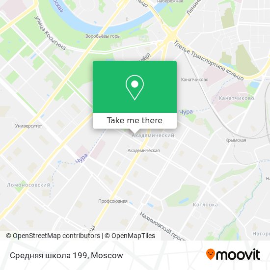 Средняя школа 199 map
