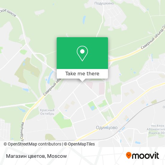 Магазин цветов map
