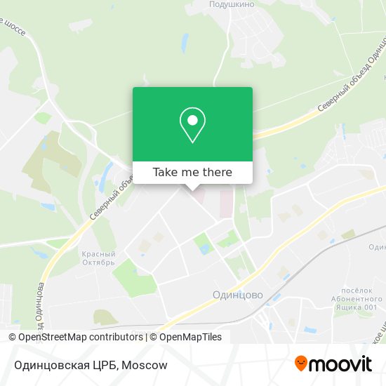 Одинцовская ЦРБ map