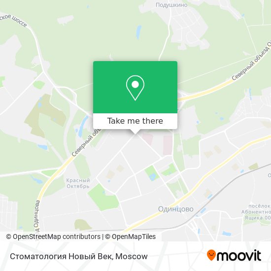 Стоматология Новый Век map