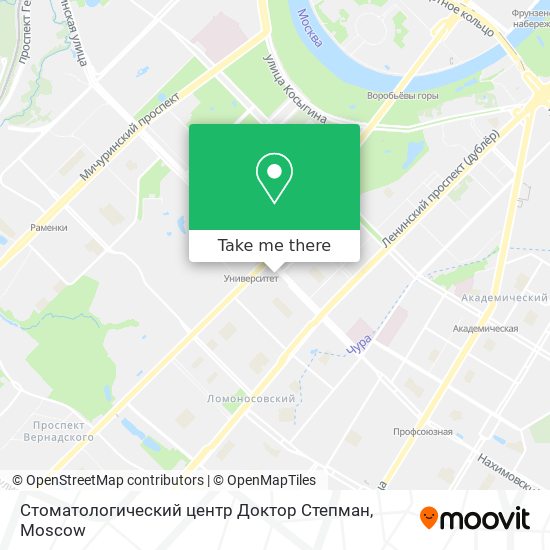 Стоматологический центр Доктор Степман map