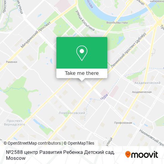 №2588 центр Развития Ребенка Детский сад map