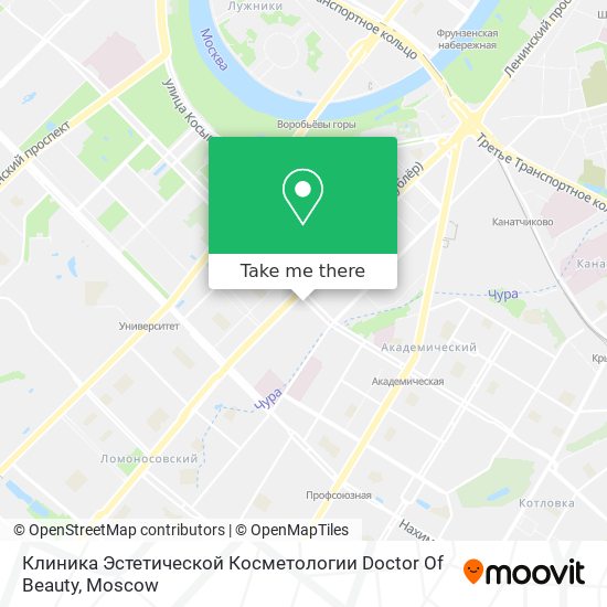 Клиника Эстетической Косметологии Doctor Of Beauty map