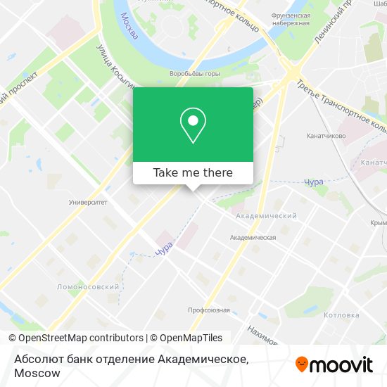 Абсолют банк отделение Академическое map