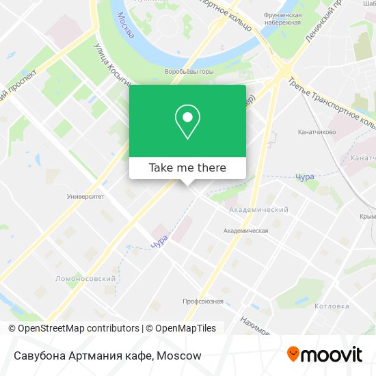 Савубона Артмания кафе map