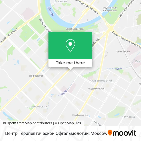 Центр Терапевтической Офтальмологии map