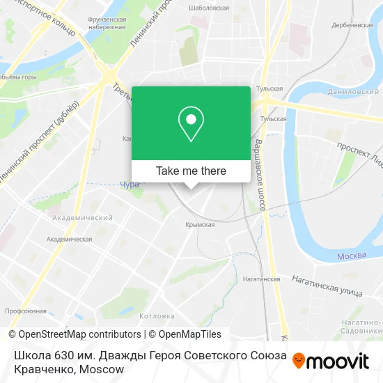 Школа 630 им. Дважды Героя Советского Союза Кравченко map