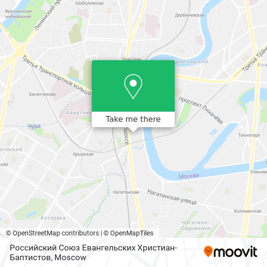 Российский Союз Евангельских Христиан-Баптистов map