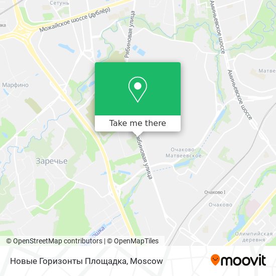 Новые Горизонты Площадка map