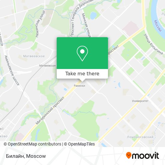 Билайн map
