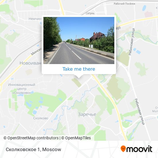 Сколковское 1 map