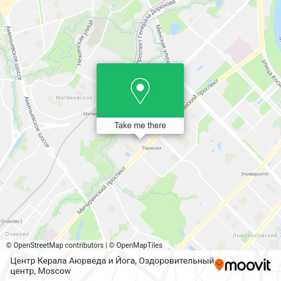 Центр Керала Аюрведа и Йога, Оздоровительный центр map