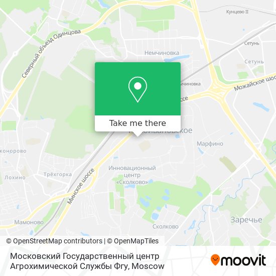 Московский Государственный центр Агрохимической Службы Фгу map