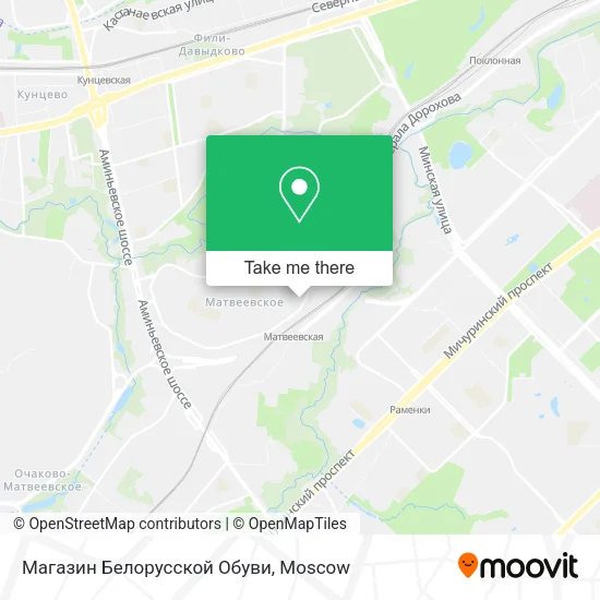 Магазин Белорусской Обуви map
