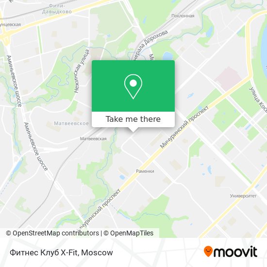 Фитнес Клуб X-Fit map