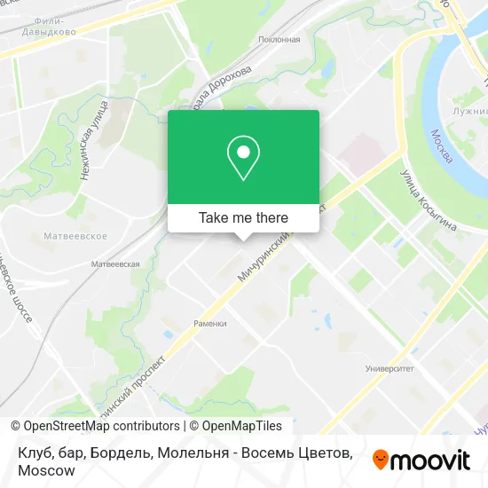 Клуб, бар, Бордель, Молельня - Восемь Цветов map