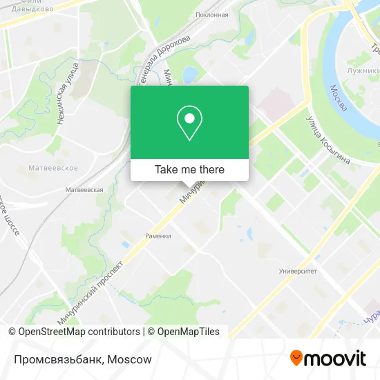 Промсвязьбанк map