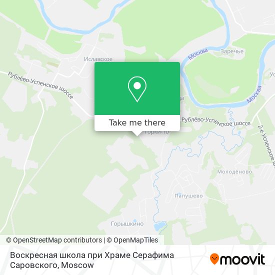 Воскресная школа при Храме Серафима Саровского map