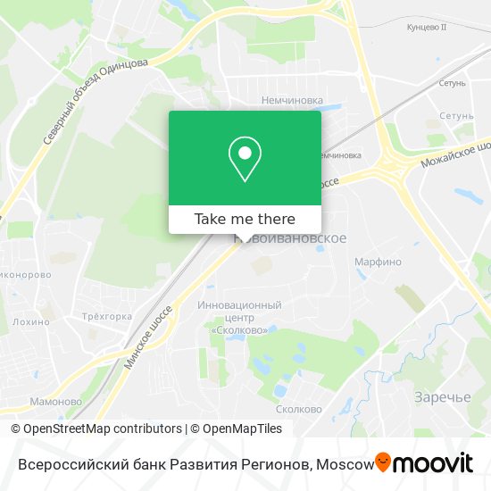Всероссийский банк Развития Регионов map