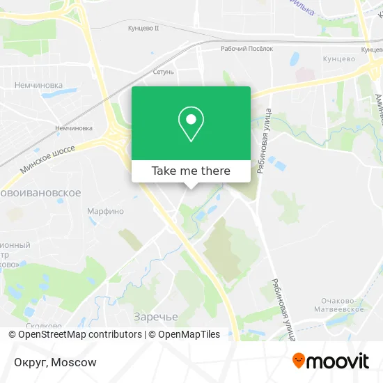 Округ map