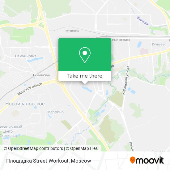 Площадка Street Workout map