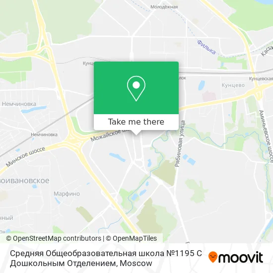 Средняя Общеобразовательная школа №1195 С Дошкольным Отделением map