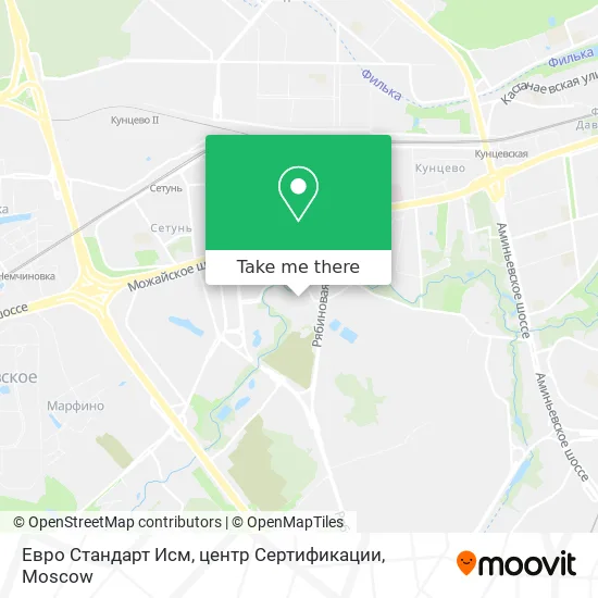 Евро Стандарт Исм, центр Сертификации map