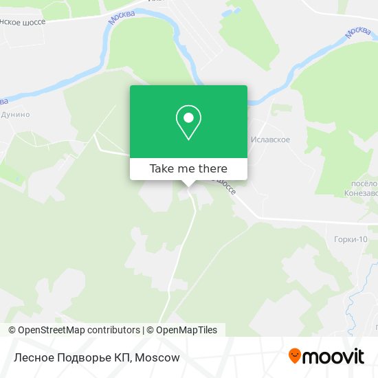 Лесное Подворье КП map