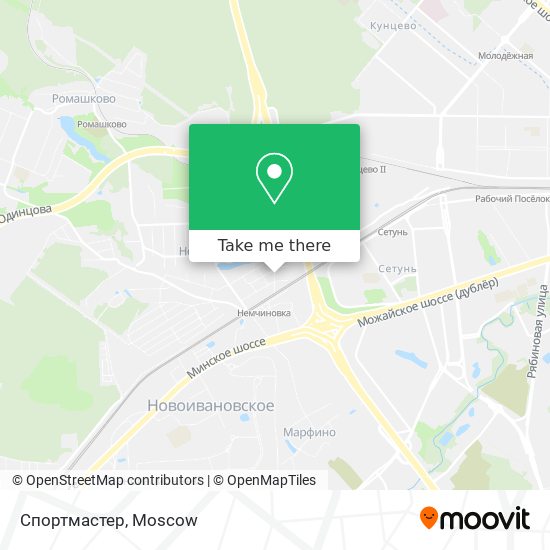 Спортмастер map