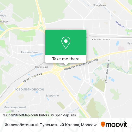 Железобетонный Пулеметный Колпак map