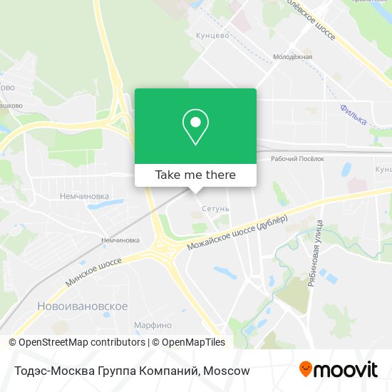 Тодэс-Москва Группа Компаний map