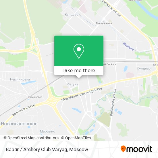 Варяг / Archery Club Varyag map