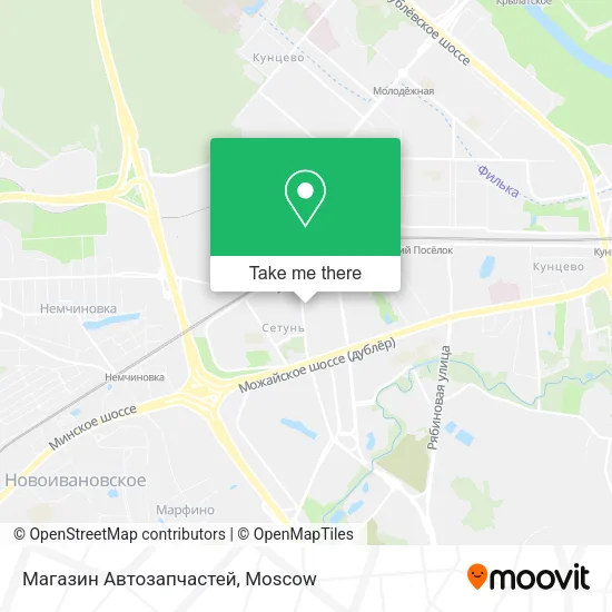 Магазин Автозапчастей map