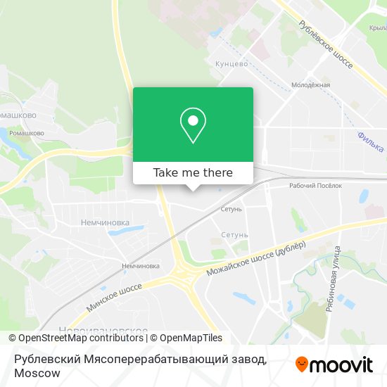 Рублевский Мясоперерабатывающий завод map