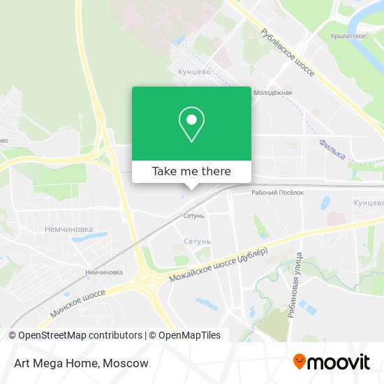 Art Mega Home map