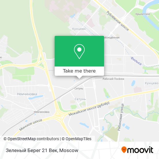 Зеленый Берег 21 Век map