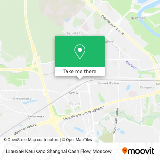 Шанхай Кэш Фло Shanghai Cash Flow map