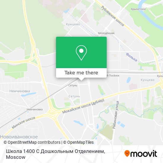 Школа 1400 С Дошкольным Отделением map