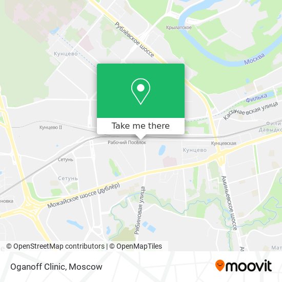 Oganoff Clinic map