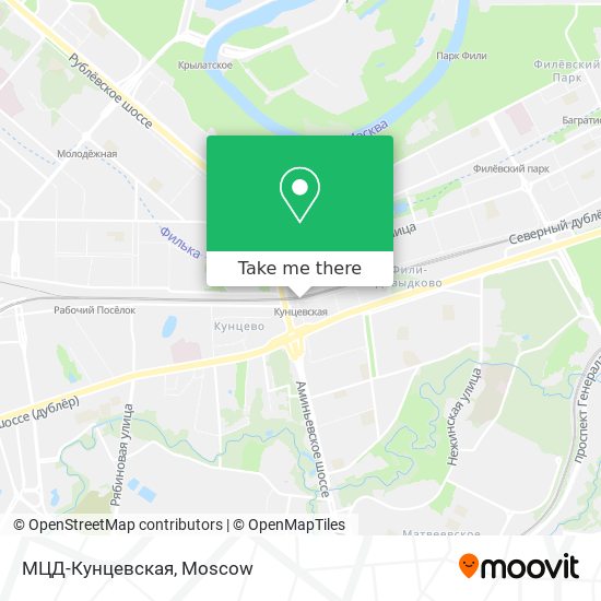 МЦД-Кунцевская map