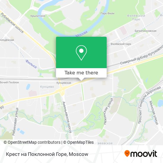 Крест на Поклонной Горе map