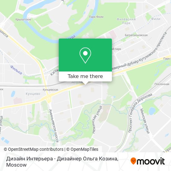 Дизайн Интерьера - Дизайнер Ольга Козина map